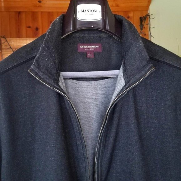 JOHNSTON & MURPHY ZIP UP MEN'S SIZE LARGE - Picture 5 of 14